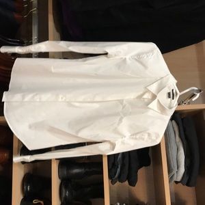 Theory White Button Down